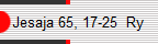 Jesaja 65, 17-25  Ry
