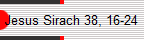 Jesus Sirach 38, 16-24